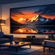 Hochkontrast Leinwand Wohnzimmer - lohnt es sich?