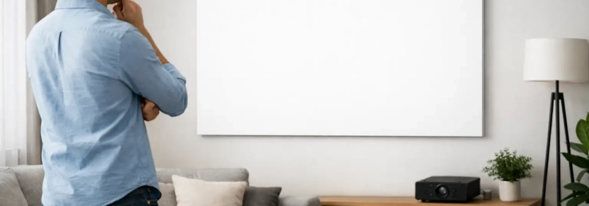 Wie groß sollte Leinwand sein?