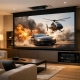 Beispiel: Wohnzimmerkino mit versteckter Technik