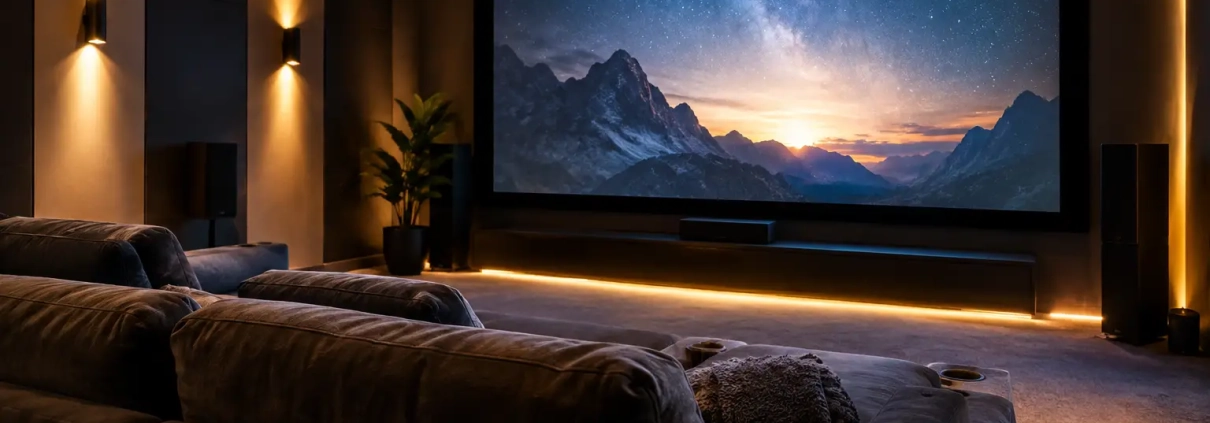 Heimkino Beleuchtung für echte Kinoatmosphäre